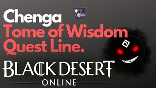 Chenga Tome Quest Line Walkthrough: Time Stamps for quest steps in description.