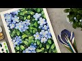 Watercolor tutorial: Painting Easy Flowers + NEGATIVE PAINTING TECHNIQUE