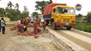 নদী ভাঙনে হুমকির মুখে কুষ্টিয়া-ঈশ্বরদী মহাসড়ক | Kushtia Padma Errosion | Deepto News