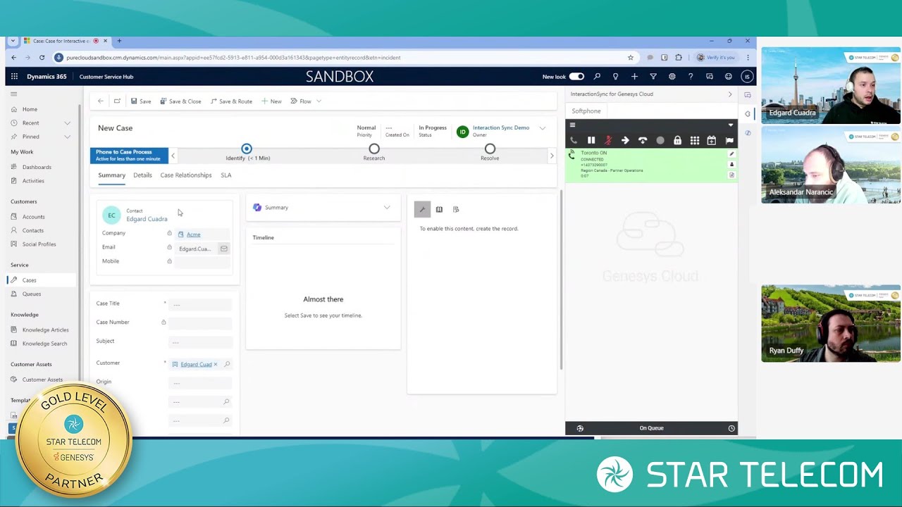 Genesys Cloud Cx Microsoft Dynamics 365 Integration Youtube