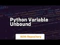 python variable unbound