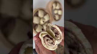 做红枣豆沙馒头, 摘要版: Making Red Bean Paste \u0026 Jujube Filling Steamed Buns. #shorts, full version see channel