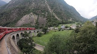 ベルニナエクスプレス（Bernina Express）「世界遺産」　ブルージオのループ橋