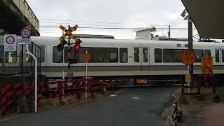 今日の踏切カンカン🚃　今日は☁　1/16　221系が到着❗　奈良線　2022　Railroad crossing sound in japan