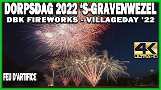 ⁽⁴ᴷ⁾ Vuurwerk 's-Gravenwezel, BE 2022 - Dorpsdag \\ Villageday - DBK Fireworks - Feuerwerk - 18-6-22