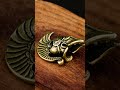 brass spartan helmet paracord rope beads diy edc accessory