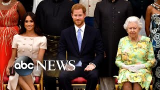 Queen Elizabeth announces 'period of transition' for Prince Harry and Meghan Markle | Nightline
