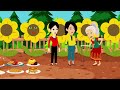 দুই অনাথ বোনের জাদুর ফুল বাগান shafi creates cartoon bangla cartoon rupkothar bangla cartoon