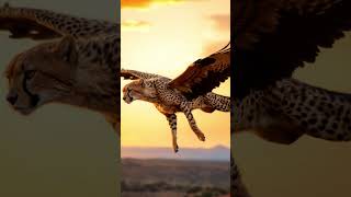 Amazing creativity by AI #cheetah #eagle #hybrid #AI