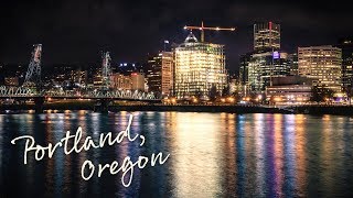 PORTLAND TIMELAPSE // Cityscape at Night