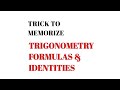 Trigonometric Formulas / Trigonometric Identities / Trigonometry Formula Tricks / Trigonometry