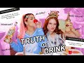 TRUTH OR DRINK WITH MY BFF!  ft Caroline Tucker! *exposed*