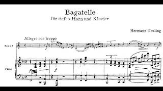 Acompanhamento - Bagatelle - Hermann Neuling (Trompa e Piano)