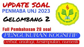 PENGUKURAN KOGNITIF PENMABA UNJ 2023 GEL. 2