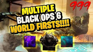 BLACK OPS 6: WORLD FIRSTS! Including: Dark Matter, Prestige Master, Prestige 1 & Round 999 Zombies!