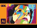 Create WPAP Style Art In Adobe Illustrator - Ziggy Stardust