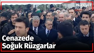 Eski Başbakan Mesut Yılmaz, Oğlunu Son Yolculuğuna Uğurladı