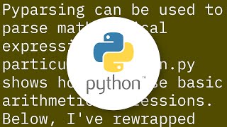 Evaluating a mathematical expression in a string