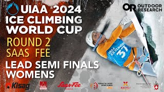 UIAA 2024 Ice Climbing World Cup WOMEN LEAD SEMI - Saas Fee, Switzerland