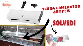 How to remove jam on teeda laminator laminating machine? Problem solved!