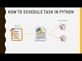 schedule task in python | Automating tasks and executing | daily/at 10:00/Every 10 min