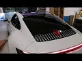 Porsche 992 Carrera 4S 2019 with Capristo Exhaust (opf version)