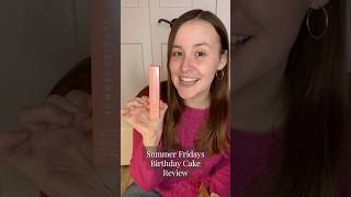 Summer Fridays Birthday Cake Lip Balm #lipbalm #makeupreview #lipcare #summerfridays #lips