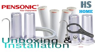 How to install water filter Pensonic PP-123 | Simple \u0026 Fast Installation