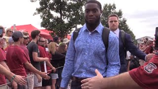 Here's the Gamecock Walk ahead of the Alabama game