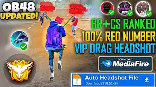 OB48 update no drag auto headshot config file free fire aimbot+aimlock | free fire Max headshot hack