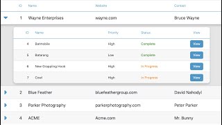FileMaker Accordion Tables - Nested portals!