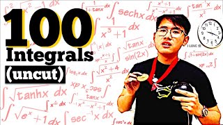 100 integrals (world record?)