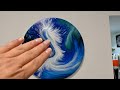 mind blowing geyser split cup acrylic pour i fluid art at its best