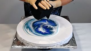 Mind-Blowing GEYSER Split Cup Acrylic Pour I Fluid Art at Its Best!