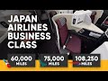 How to Book Japan Airlines Business Class with Credit Card Points