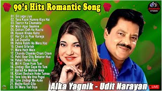 90s Hits Heartthrobs Romantic Melody Songs Alka Yagnik & Udit Narayan, Sanu #90severgreen #bollywood