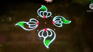 Simple Dasara special rangolis//దసరా ముగ్గులు//homelykitchen\u0026rangolis