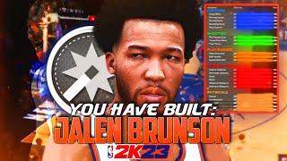 NBA 2K23 *RARE NAME* JALEN BRUNSON BUILD | VERSATILE SHOT-CREATING PG W/ 94 MID-RANGE | NBA 2K23