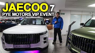 Jaecoo 7 Pye Motors VIP Event Morecambe