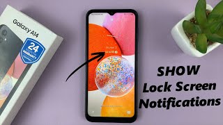 How To Show Notifications On Lock Screen On Samsung Galaxy A14