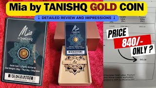 Mia by Tanishq Gold Coin only ₹840/- | Detailed Unboxing \u0026 Review