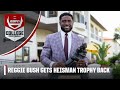 The moment Reggie Bush got the Heisman trophy back 👏 | ESPN College Football