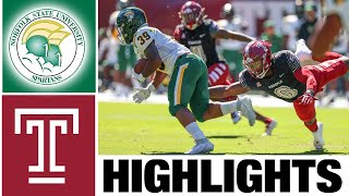 Norfolk State vs Temple Highlights | College Football Week 3 | 2023 College Football