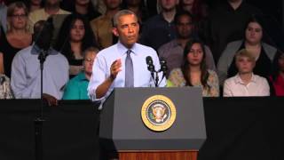 President Obama visits Macomb Community College