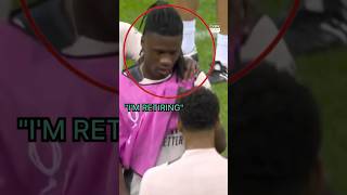 CAMAVINGA GETS INJURED IN TRAINING BEFORE SUPERCUP FINAL!😢 #shorts #football #realmadrid