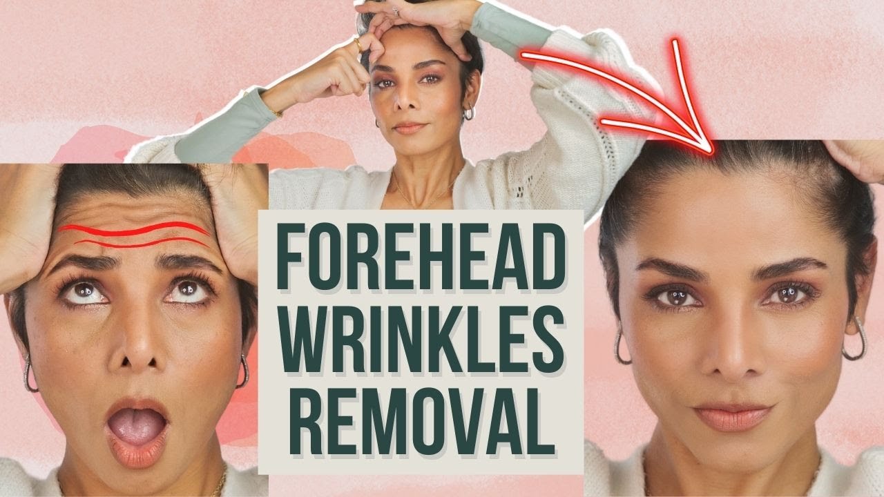 How To REMOVE FOREHEAD WRINKLES And TIGHTEN Forehead Skin Without Botox ...