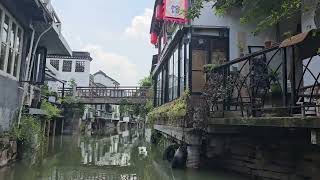 Zhujiajiao Ancient Water Town boat ride in Shanghai, China 🇨🇳, 18 September 2023