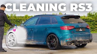 Cleaning a DIRTY Audi RS3 - ASMR