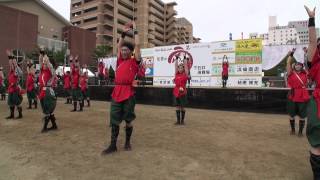 岡山うらじゃ連 たわわ　うらじゃ2014　下石井公園演舞場　２日目