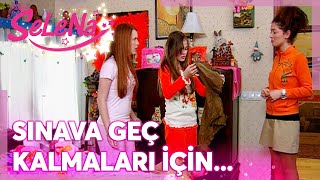 Kıvılcım, kızlar sınava geç kalsın diye yaptı yapacağını - Selena Sahneler